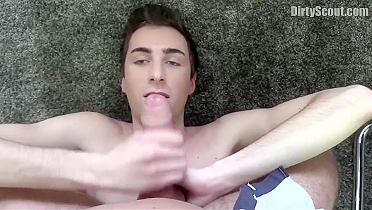 Pretty Boy Moans Loudly During Filthy Casting Session