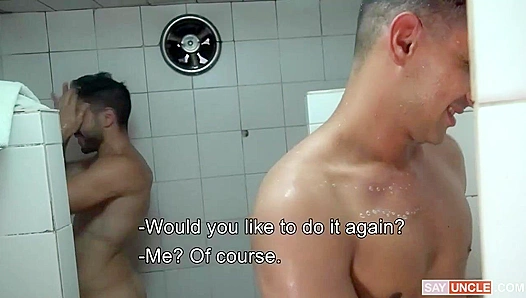 Quick Latino Passion ~ Steamy Shower Lovin' & Leche