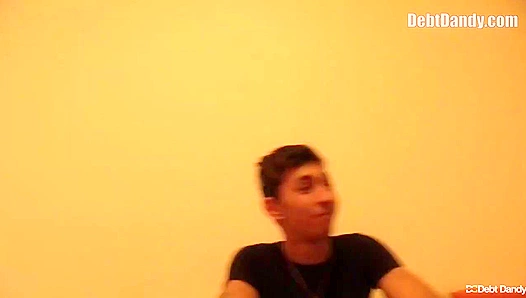 Hairy Twink Gets a Massive Facial - Debt Dandy