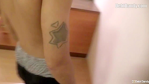 Hairy Twink Gets a Massive Facial - Debt Dandy