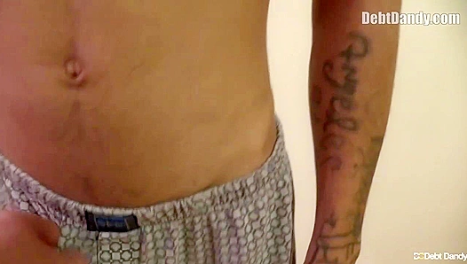 Hairy Twink Gets a Massive Facial - Debt Dandy