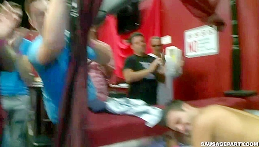 Big Dick Stripped Down ~ A CFNM Sausage Party Extravaganza