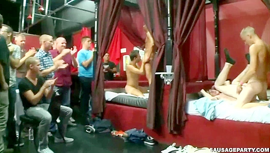 Big Dick Stripped Down ~ A CFNM Sausage Party Extravaganza