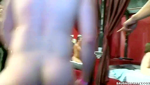 Big Dick Stripped Down ~ A CFNM Sausage Party Extravaganza