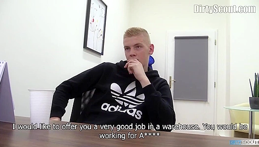 Rugged Stud Masturbates Intensely On Camera - Dirty Scout