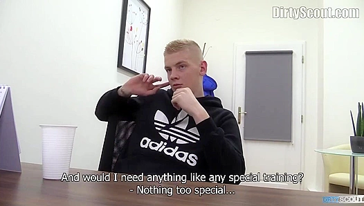 Rugged Stud Masturbates Intensely On Camera - Dirty Scout