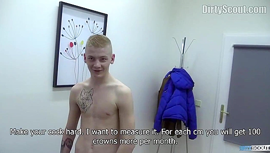 Rugged Stud Masturbates Intensely On Camera - Dirty Scout