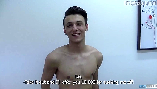 Dirty Scout ~ Casting Hot Sex with a Cute Twink Newcomer