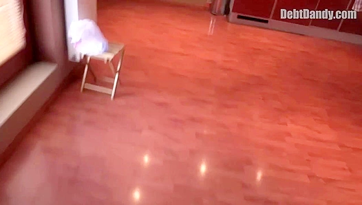 Hardcore Butt Bang ~ Debt-Ridden Geek Gets Fucked