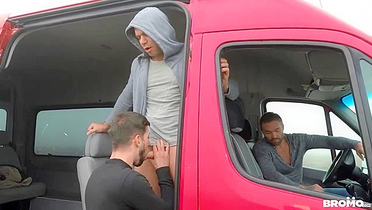 Two Amateur Brunette Hotties Get It On in Public Backseat Anal Fun - Bromo US