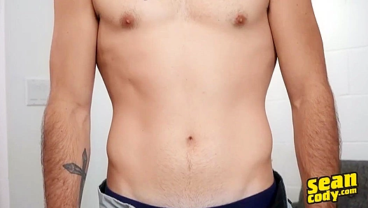 Ripped Hunk Pounds His Ass While Stroking Cock - Sean Cody