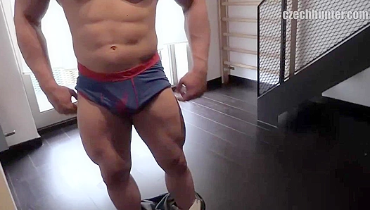 Ripped Beefcake Rides Hard Cock in POV – Czech Hunter