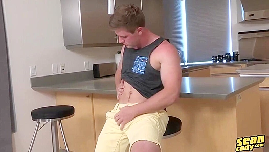 Oily Solo Stud ~ Theo Fucks His Gorgeous Dick