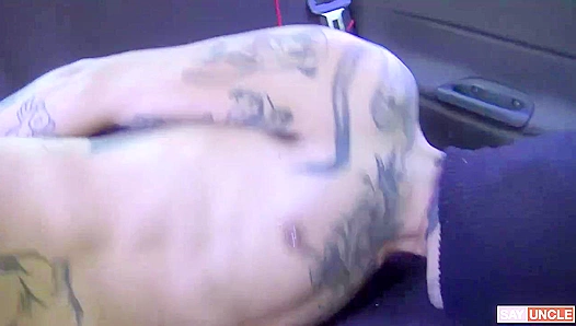 Creepy Masked Dudes Pound Each Other in Wild Outdoor Gang-Bang