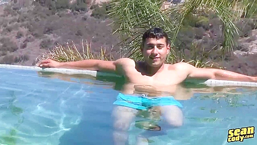 Ripped Stud Jacks Off to Glory ~ Self-Facial Spectacle - Sean Cody