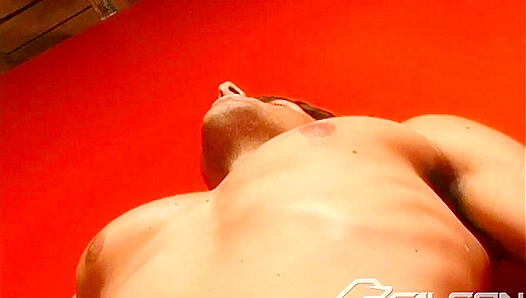 Jeremy's Step Seduction ~ Dreamy Brunette Jerks Off Outdoors