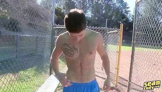 Ripped Stud Gapes His Ass with Toy for Cam - Sean Cody