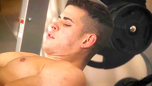 Horny Gay Hotties Pound Each Other at the Gym - CorbinFisher
