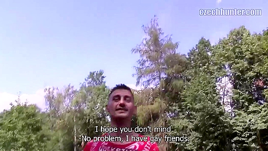 Hairy Czech Dudes Pound Each Other Anally in the Woods