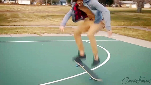 Curly Twink Erik Strokes His Hot Cock for CorbinFisher