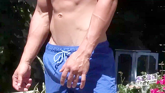 Hot Latino Amateur Strokes His Uncut Cock Live On Camera - Sean Cody