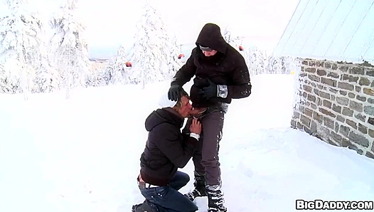 Ski Slope Anal Adventure ~ Paul Fresh & Martty Get Wild at the Resort