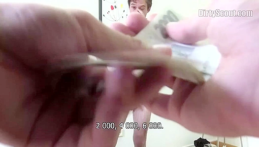 Playful Stud Gets Facial After Hardcore Anal -Dirty Scout initiation