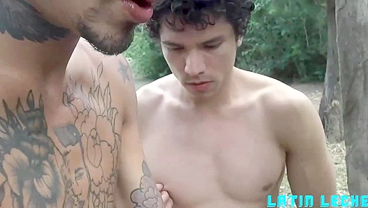 Latin Heat ~ Outdoor Threesome With Radison, Freddy, and Kendro