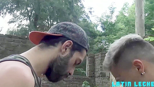 Latin Heat ~ Outdoor Threesome With Radison, Freddy, and Kendro