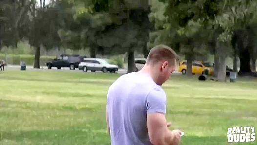 Beau Takes a Facial After Rough Anal - Str8 Chaser Seduction