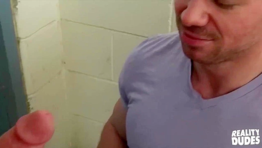 Beau Takes a Facial After Rough Anal - Str8 Chaser Seduction