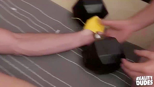 Soccer Fans Score Big in a Wild Group Fuck at Dick Dorm