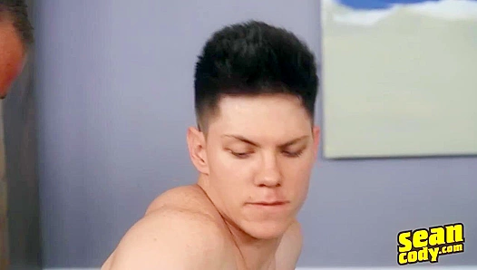 Muscular DILF Brock Pounds Riley's Twink Booty - Sean Cody