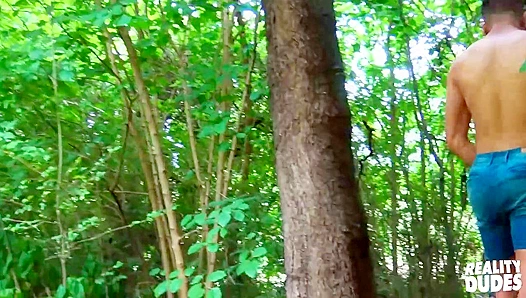 Jun & Leonel ~ Muscular Studs Pound Each Other Raw in the Woods - Reality Dudes