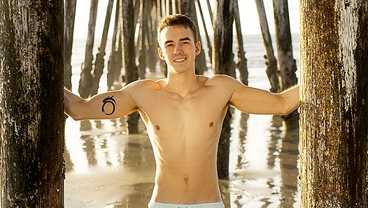 Lanky Hunk Masturbates His Meaty Cock - Sean Cody