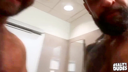 Steamy Airport Bathroom Anal ~ Pupcheer & Tank Joey - Reality Dudes