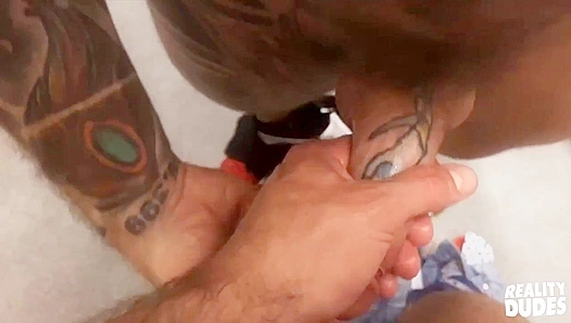 Steamy Airport Bathroom Anal ~ Pupcheer & Tank Joey - Reality Dudes