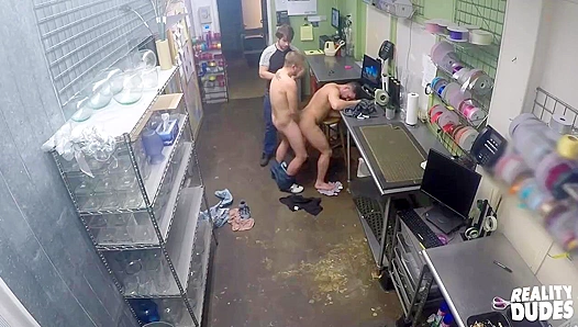 Floral Fantasies ~ Brent, Brogan, and Justin's Steamy Shop Threesome - Reality Dudes