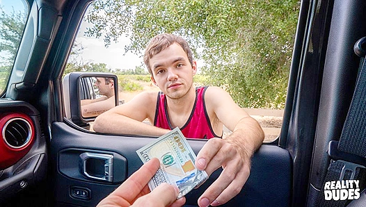 POV ~ Straight Hitchhiker Marcus Rivers Gets Fucked Hard - Str8 Chaser