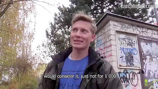 Blonde Twink Blasts Off After Rough Anal - XXX Gay