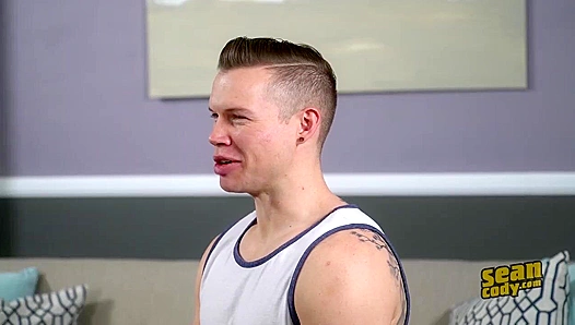 Ripped Hottie Jett Blows Massive Load Solo - Sean Cody