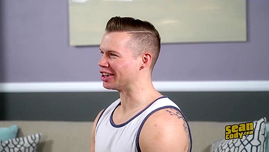 Ripped Hottie Jett Blows Massive Load Solo - Sean Cody