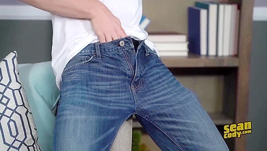 Ripped Hottie Jett Blows Massive Load Solo - Sean Cody