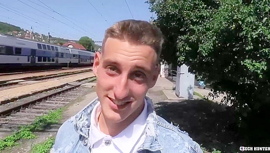 POV ~ Blonde Czech Amateur Fucked Hard in the Woods - XXX Gay