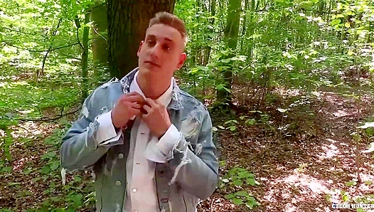 POV ~ Blonde Czech Amateur Fucked Hard in the Woods - XXX Gay