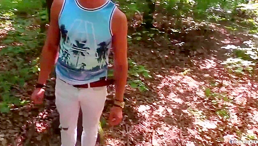 POV ~ Blonde Czech Amateur Fucked Hard in the Woods - XXX Gay