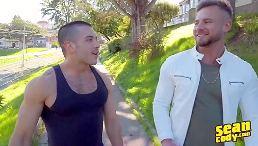 Manny & Josh Bareback and Finger Each Other's Asses - Sean Cody