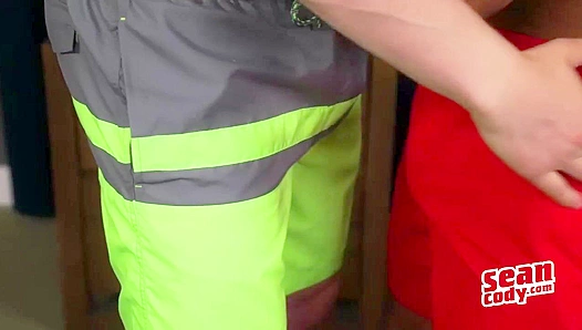 Asher fucks Kieran's tight hole with a big white cock - Sean Cody