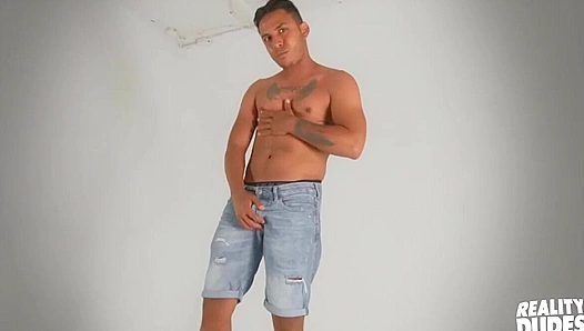 POV ~ Latin Stripped Santiago Cums All Over You - Reality Dudes