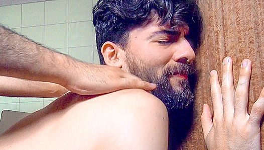 Bathroom Bang ~ Adonis & Andy Heat Up Reality Dudes